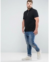 Polo noir Asos