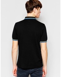 Polo noir Fred Perry