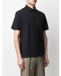 Polo noir Ermenegildo Zegna