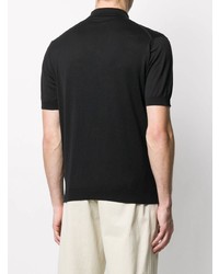 Polo noir John Smedley