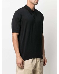 Polo noir John Smedley