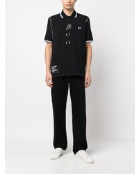 Polo noir Fred Perry