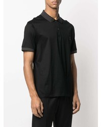 Polo noir Alexander McQueen