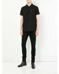 Polo noir Saint Laurent