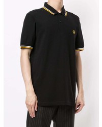 Polo noir Fred Perry