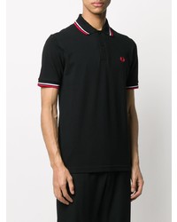 Polo noir Fred Perry