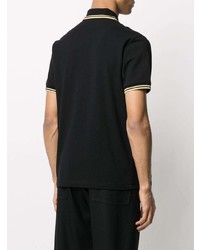 Polo noir Fred Perry