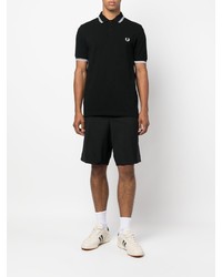 Polo noir Fred Perry