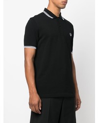 Polo noir Fred Perry