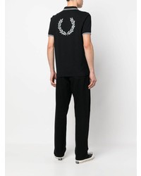 Polo noir Fred Perry