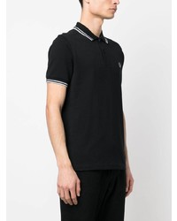 Polo noir Fred Perry