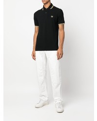 Polo noir Fred Perry