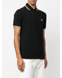 Polo noir Fred Perry