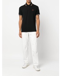 Polo noir Fred Perry