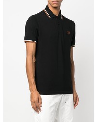 Polo noir Fred Perry