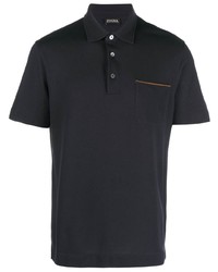 Polo noir Zegna