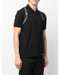 Polo noir Alexander McQueen