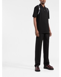 Polo noir Alexander McQueen