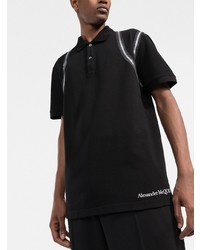 Polo noir Alexander McQueen