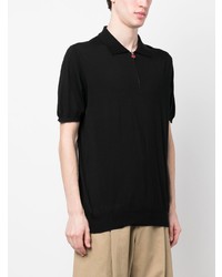 Polo noir Kiton