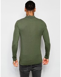 Polo olive Asos