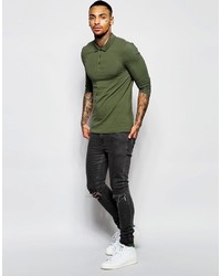 Polo olive Asos