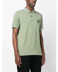 Polo olive Stone Island