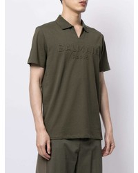 Polo olive Balmain