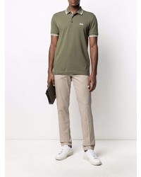 Polo olive BOSS HUGO BOSS