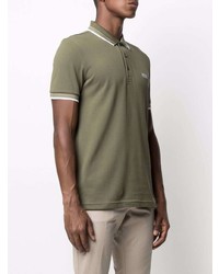 Polo olive BOSS HUGO BOSS