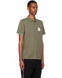 Polo olive Moncler