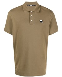 Polo olive Karl Lagerfeld