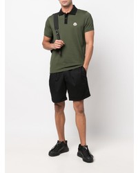 Polo olive Moncler