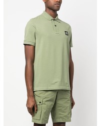 Polo olive Stone Island