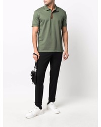 Polo olive Alexander McQueen