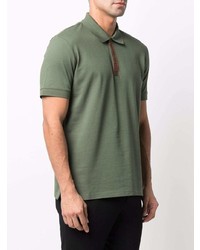 Polo olive Alexander McQueen