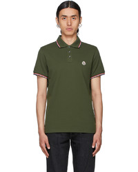 Polo olive Moncler