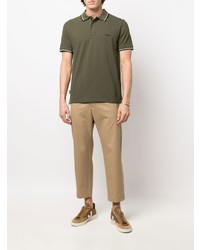 Polo olive Woolrich