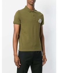 Polo olive Moncler