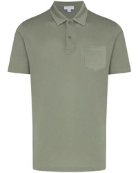 Polo olive Sunspel