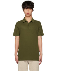 Polo olive Sunspel