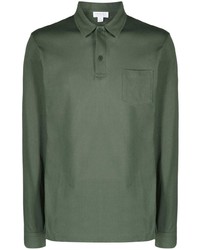 Polo olive Sunspel