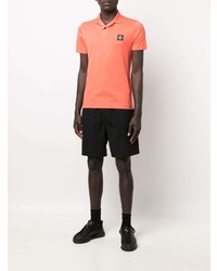 Polo orange Stone Island