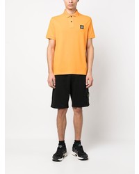 Polo orange Stone Island