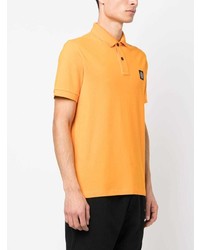 Polo orange Stone Island