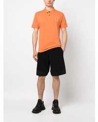 Polo orange Stone Island