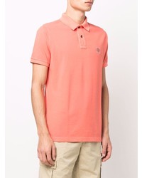 Polo orange Stone Island