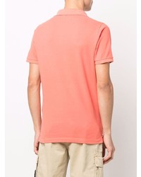 Polo orange Stone Island