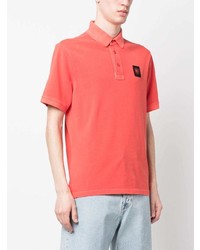 Polo orange Blauer