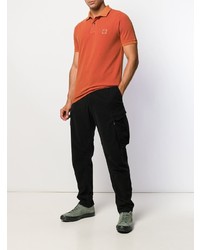 Polo orange Stone Island